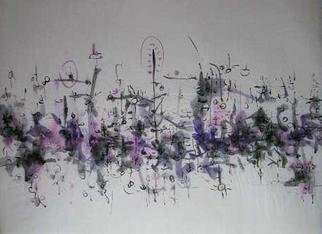 Richard Lazzara: 'inspire next art', 1975 Calligraphy, Visionary. INSPIRE NEXT ART, from the folio MINDSCAPES is available at 