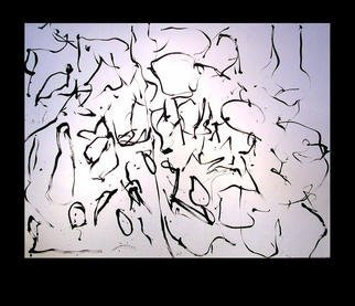 Artist: Richard Lazzara - Title: lingam before cults and religion - Medium: Calligraphy - Year: 1977