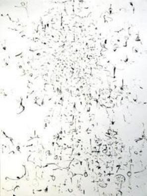 Artist: Richard Lazzara - Title: my bee hive - Medium: Calligraphy - Year: 1974