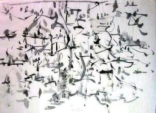 Richard Lazzara: 'network protocols', 1975 Calligraphy, Visionary. NETWORK PROTOCOLS, from the folio MINDSCAPES is available at 