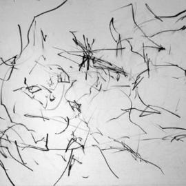 Richard Lazzara: 'new image space deconstruction order', 1972 Charcoal Drawing, History. Artist Description: new image space deconstruction order 1972 from the folio DRAWING ON NY STUDIO SCHOOL TRAINING  by Richard Lazzara is available at 