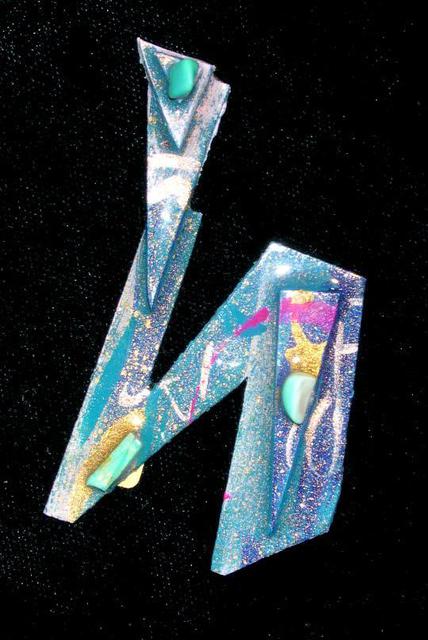 Richard Lazzara  'Prevalent Pin Ornament', created in 1989, Original Pastel.