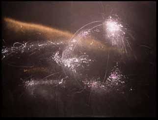 Artist: Richard Lazzara - Title: proceed by tiny increments - Medium: Calligraphy - Year: 1985