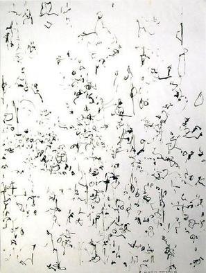 Richard Lazzara: 'quiet simply', 1975 Calligraphy, Inspirational. quiet simply 1975 by Richard Lazzara is available from the folio - Sumie Door Meditations, along with more fine arts from 