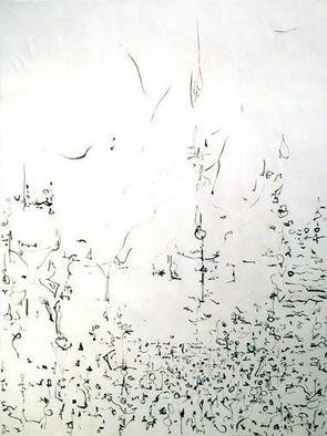Richard Lazzara: 'sitting', 1975 Calligraphy, Inspirational. sitting 1975 by Richard Lazzara is available from the folio - Sumie Door Meditations, along with more fine arts from 