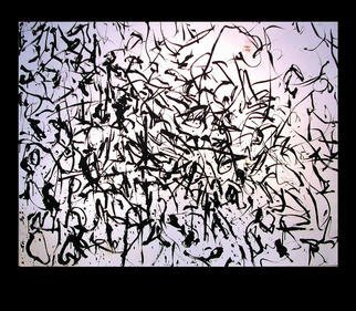 Artist: Richard Lazzara - Title: tauromorphos - Medium: Calligraphy - Year: 1977
