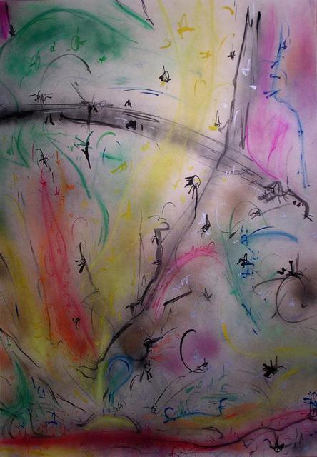 Richard Lazzara  'Through That Grace You Will Find', created in 1988, Original Pastel.