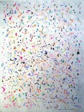 Richard Lazzara: 'wayfarers', 1974 Calligraphy, Inspirational. wayfarers 1974 by Richard Lazzara is available from the folio - Sumie Door Meditations, along with more fine arts from 