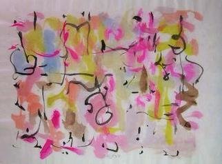 Richard Lazzara: 'whats on your mind', 1975 Calligraphy, Visionary. WHATS ON YOUR MIND, from the folio MINDSCAPES is available at 