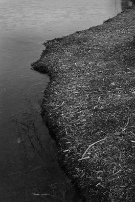 Steven Brown: 'The Edge Of The Water', 2013 Black and White Photograph, Abstract Landscape.    water, black & white, nature, fine art, fine art photography, reductivism, minimilism     ...