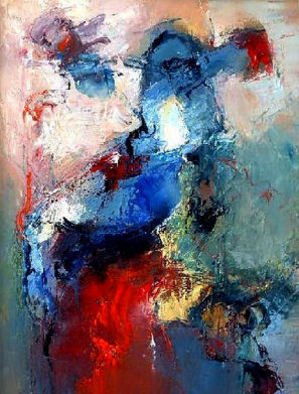 Shefqet Avdush Emini: 'Untitled', 2006 Oil Painting, Abstract Landscape.  Oil painting on canvas     ...