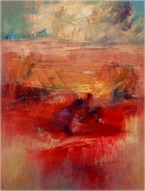 Shefqet Avdush Emini: 'Untitled', 2006 Oil Painting, Abstract Landscape.    Oil painting on canvas       ...