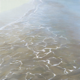 Shin-hye Park: 'wave6', 2011 Oil Painting, nature. 