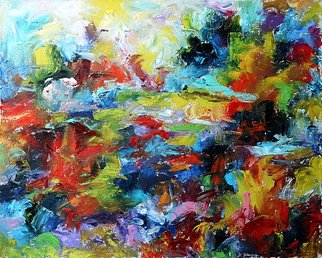 Shkanin Misha: 'sunset', 2005 Oil Painting, Abstract Landscape.  abstract, landscape, painting, impressionizm ...