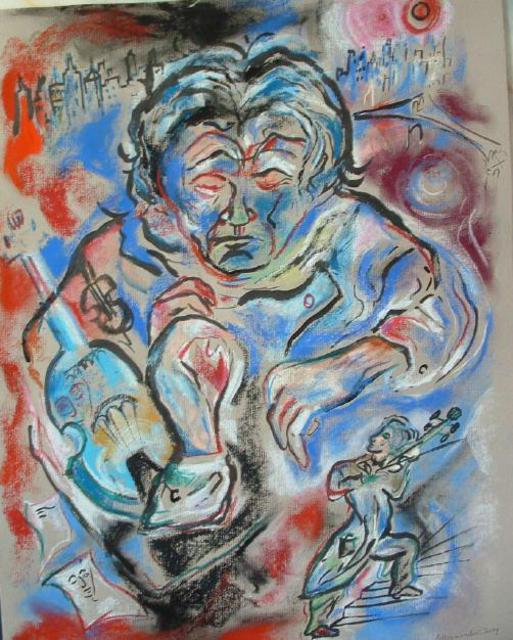 Artist Shoshannah Brombacher. 'Beethoven 5' Artwork Image, Created in 2004, Original Painting Other. #art #artist