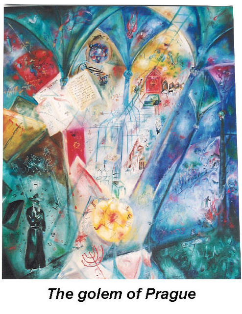 Artist Shoshannah Brombacher. 'The Golem Of Prague' Artwork Image, Created in 1992, Original Painting Other. #art #artist