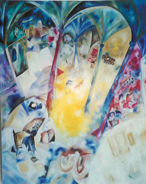 Artist Shoshannah Brombacher. 'The Golem Of Prague 2' Artwork Image, Created in 1993, Original Painting Other. #art #artist