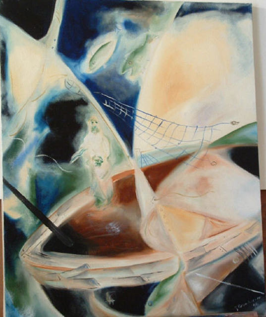 Shoshannah Brombacher  'The Life Or Rabbi Eliezer 3', created in 1996, Original Painting Other.