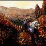 autumn vineyard By Sandra Bryant