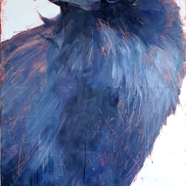 Igor Shulman: 'jackdaw barbara', 2019 Oil Painting, Birds. Artist Description: If you thought that I was an ornithologist, then you were mistaken. I am an artist. I just like the birds. I like a lot more in this world. But the most beloved is nature and all of which it consists. And birds are an integral part of ...