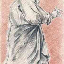 Dennis Simon: 'dancing robe', 2012 Other Drawing, Culture. Artist Description: Mixed Media, Replica infused...