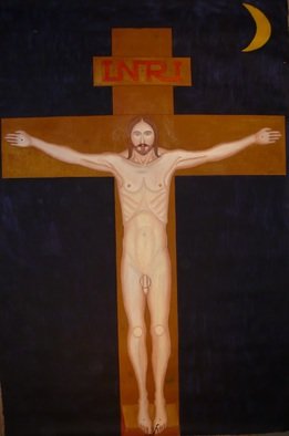 Artist: Misha Kalacev - Title: midnight jesus - Medium: Oil Painting - Year: 1995
