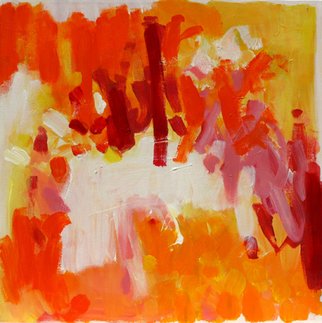 Suzanne Jacquot: 'Untitled Red', 2007 Acrylic Painting, Abstract. 