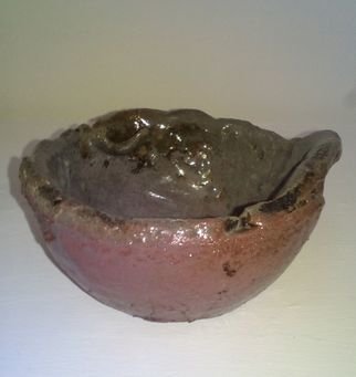 Sinethemba Ngubane: 'Earth', 2015 Handbuilt Ceramics, Home.     glazed and Smoke fired raku clay    ...