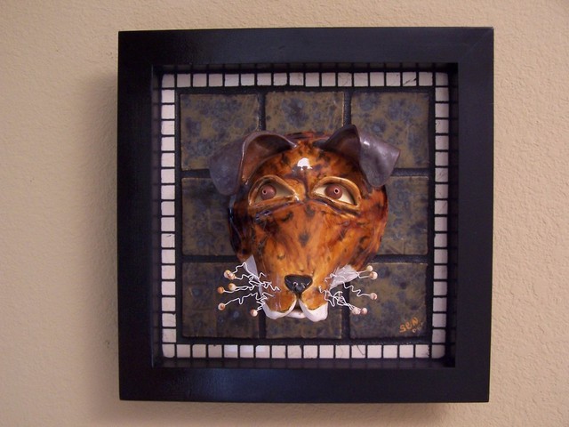 Artist Suzanne Noll. 'Foxy Terror' Artwork Image, Created in 2006, Original Ceramics Other. #art #artist