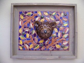Artist: Suzanne Noll - Title: Lil Smokie Brown Bear Face Mask - Medium: Other Ceramics - Year: 2009