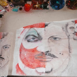 Debbi Chan Artwork Another gacy commission, 2015 Watercolor, Famous People