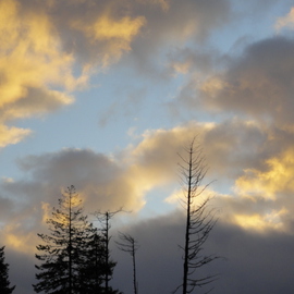 Debbi Chan: 'clouds of winter', 2010 Color Photograph, Clouds. Artist Description:      photos from idaho    ...