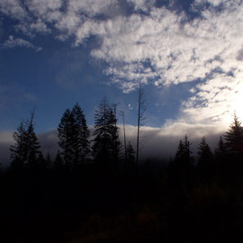 Debbi Chan: 'in the darkness a light', 2010 Color Photograph, Clouds. Artist Description:              photos from idaho.             ...