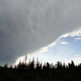 Debbi Chan: 'looked like a funnel cloud', 2011 Color Photograph, Clouds. Artist Description:   photos from Idaho                                                                                                                                                                                           ...