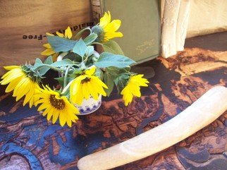 Debbi Chan: 'old book ivory and yellow flowers', 2010 Color Photograph, Home. Artist Description:             photos from Idaho. enjoy viewing them as much as i did taking them.           ...