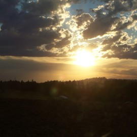 Debbi Chan: 'sunset over the fields', 2010 Color Photograph, Farm. Artist Description:     photos from Idaho.                                                                                                                      ...