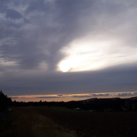 Debbi Chan: 'the evening falls', 2010 Color Photograph, Clouds. Artist Description:      photos from Idaho.                                                                                                                         ...