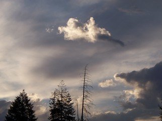 Debbi Chan: 'white lining', 2010 Color Photograph, Clouds. Artist Description:   photos from Idaho. ...
