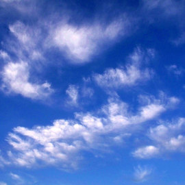 Debbi Chan: 'white spots in blue sky', 2010 Color Photograph, Clouds. Artist Description:   photos from idaho   ...