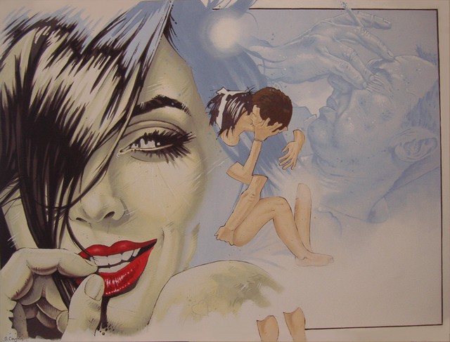 Steve Coughlin  'Misadventure', created in 2012, Original Painting Acrylic.