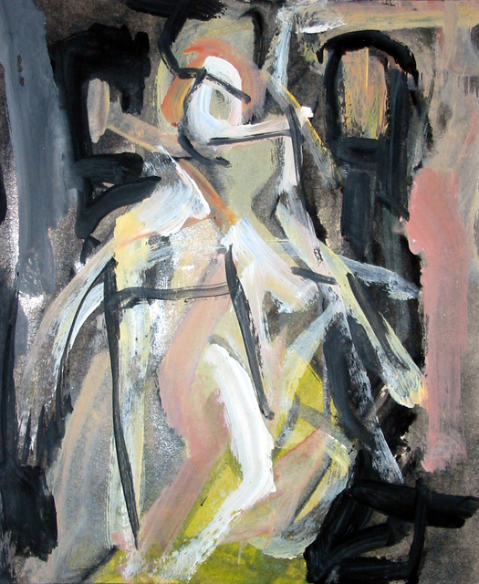Romen Stoiloff  'Figure', created in 2012, Original Painting Acrylic.