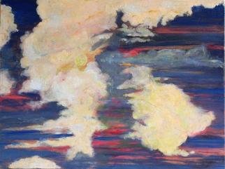 Storm Hammond: 'Evening Sky', 2005 Oil Painting, Inspirational. 