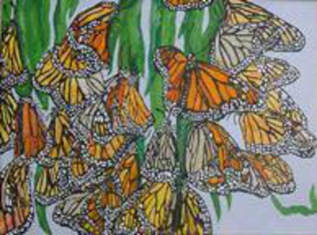 Artist Storm Hammond. 'Monarchs' Artwork Image, Created in 2005, Original Painting Oil. #art #artist