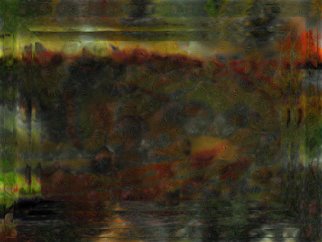 Neil Maizels: 'landscaped instralia', 2007 Oil Pastel, Abstract Landscape. 