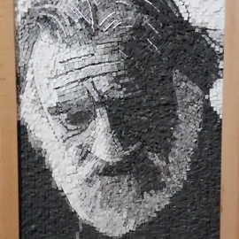 Suat Dursun: 'mosaic portrait of can yucel', 2013 Mosaic, Famous People. Artist Description:  Mossic, famous, can yucel ...