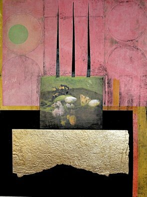 Suzanne Benton: 'Dark Cloth', 2014 Other Printmaking, History.  France, still life, art history, mixed media, multilayers, multicultural  collage ...