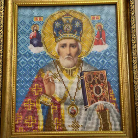 icon St Nicholas the Wonderworker By Iryna Pyndyk