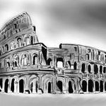 rome digital sketch By Syed Waqas  Saghir