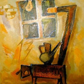 Najmaddin Huseynov: 'the old house', 2013 Oil Painting, Expressionism. Artist Description:   Cardboard, on oil        ...