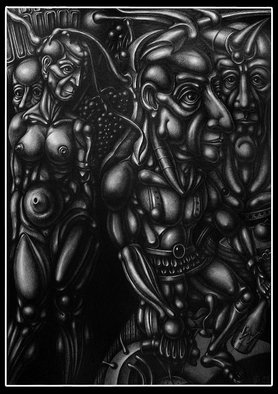 Temo Dumbadze: 'The prodigal son', 2015 Pencil Drawing, Surrealism.  The prodigal son.The work is dedicated to the life of the prodigal people. They should remember they are always welcome home. . . . . . . . . . . . .Pencil on cardboard. 70cmX100cm, drawing in 2015. SURREALISM. $ 15000. Bank Transfer Only ...